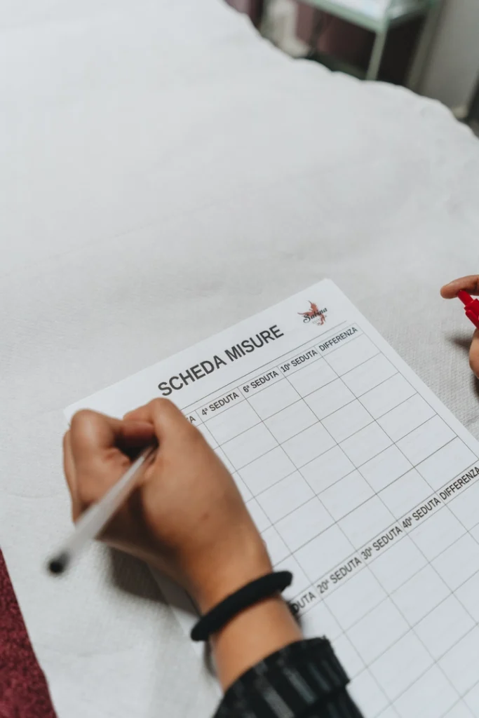 dimagrimento scheda misure